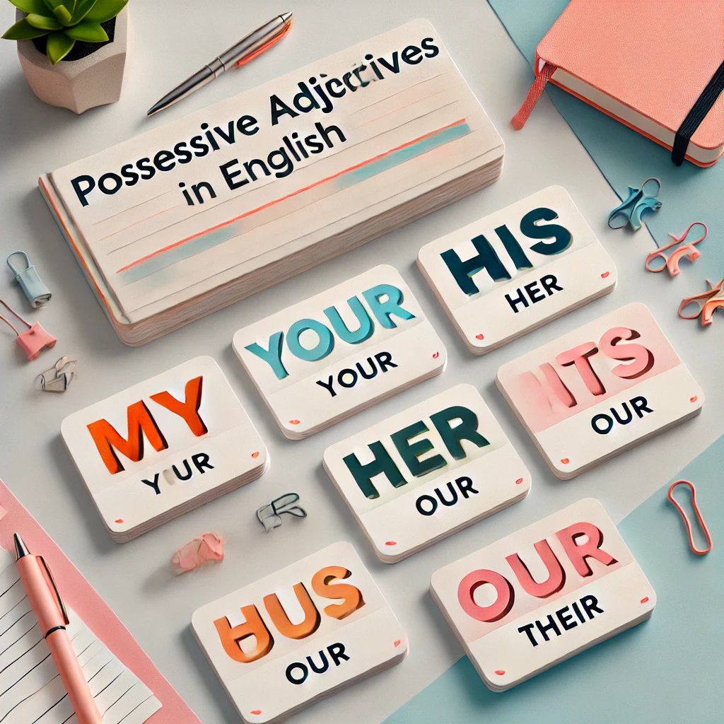 Adjetivos Possessivos em Inglês: My, Your, His, Her, Its, Our, Their