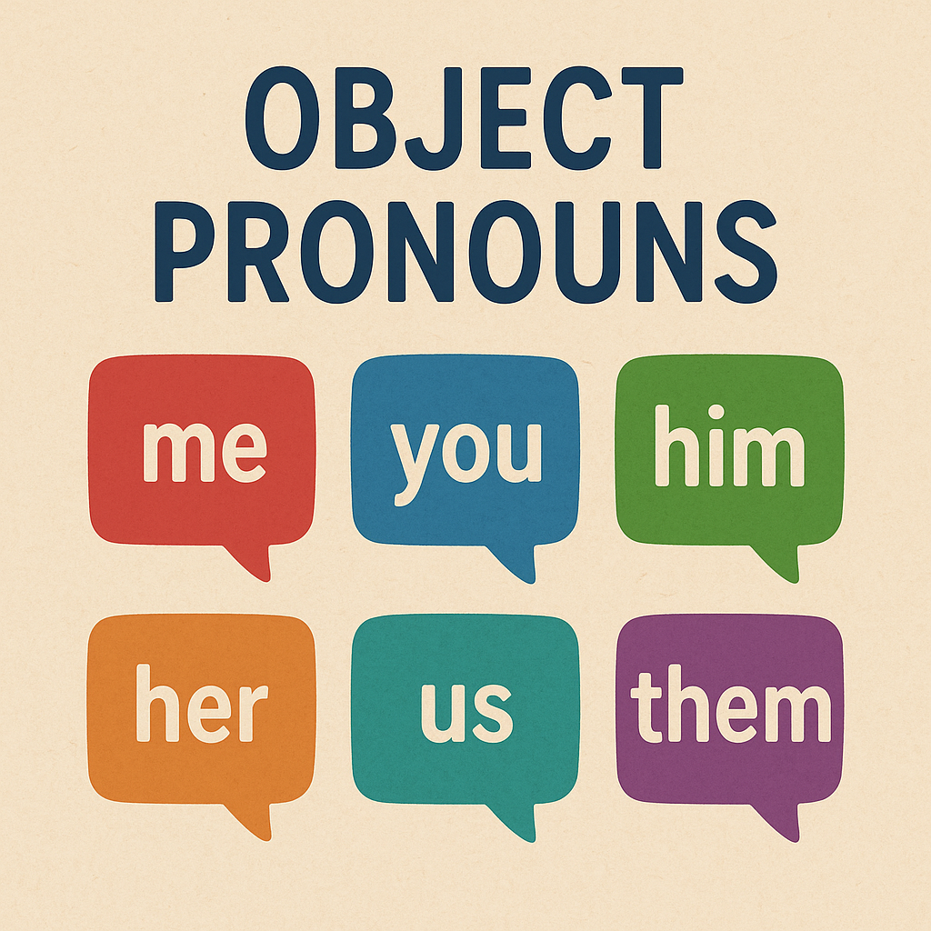 Pronomes objetos em inglês