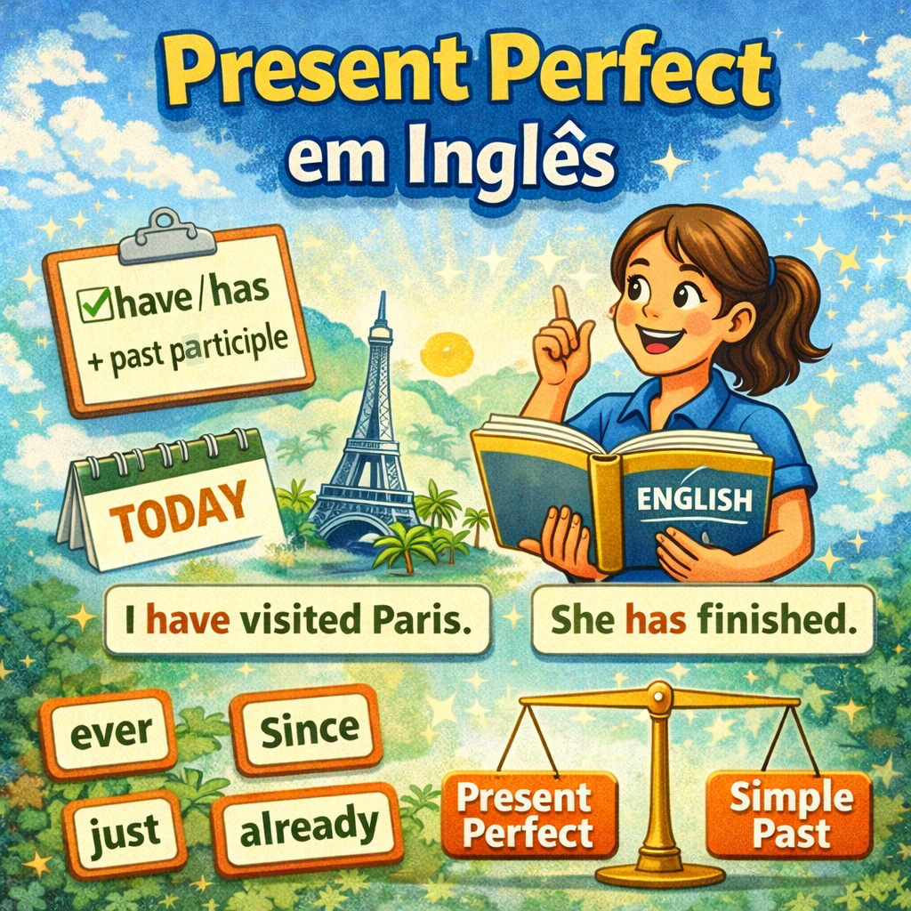Present Perfect em Inglês: Conceito, Estrutura e Exemplos